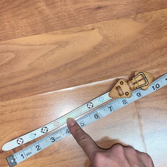 Authentic Louis Vuitton Leather Murakami Bracelet Cuff - Picture 11 of 14